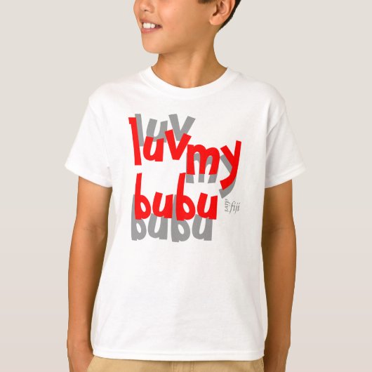 cavu divifiji luv my bubu kinder t-shirt (Voorkant)