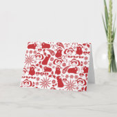 Cavy Christmas Feestdagen Kaart (Voorkant)