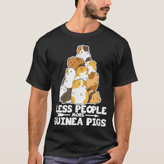 Cavy Design for a Guinea Pig Lover T-shirt (Voorkant)