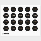 Cavy Guinee Pig Rodent Team Squad Ronde Sticker (Vel)