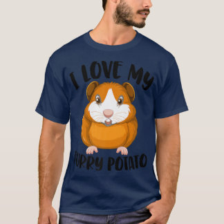 Cavy Lovers Guinee Varkenshouders Ik hou van mijn  T-shirt