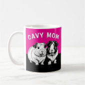 Cavy Moeder Persoonlijke Cavia Mooie Koffiemok (Links)