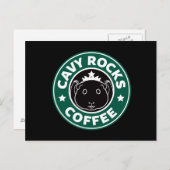 Cavy Rocks Coffee Briefkaart (Voorkant / Achterkant)