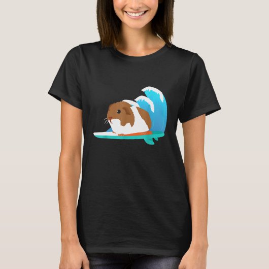 Cavy Surfboard Kleding Stuff Kostuum Gift Surfing T-shirt (Voorkant)