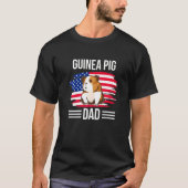 Cavy vs vlag 4e juli vaderdag Guinee Varkens da T-shirt (Voorkant)