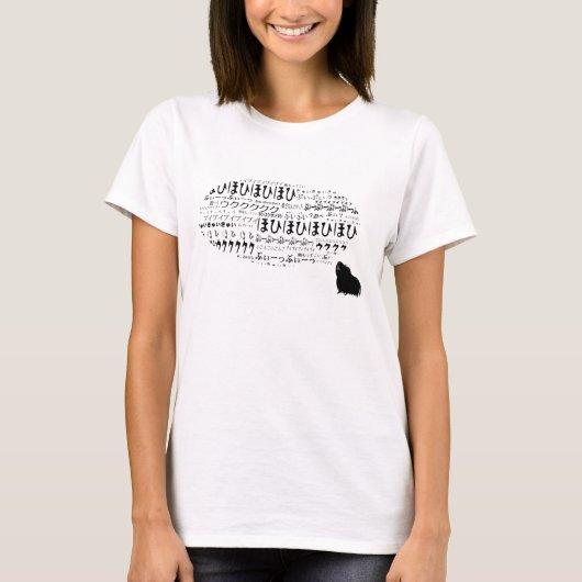 Cavyart Piggytalks Ｔｅｅ　（Longhaired） T-shirt (Voorkant)