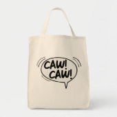CAW CAW AOS TOTE BAG (Voorkant)