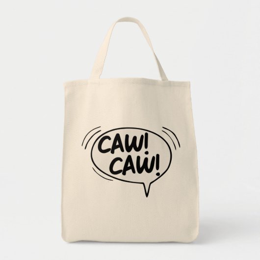 CAW CAW AOS TOTE BAG (Voorkant)