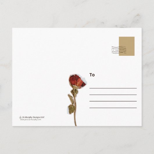 Caw-Caw Crow -stijl Briefkaarten (Achterkant)