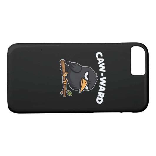 Caw-Ward Funny Quote Case-Mate iPhone Case (Achterkant (Horizontaal))