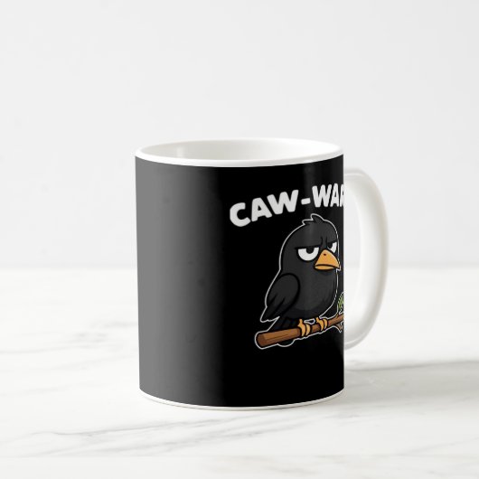 Caw-Ward Funny Quote Koffiemok (Voorkant rechts)