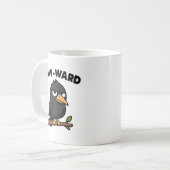CAW-WARD! T-Shirt Koffiemok (Voorkant links)