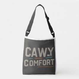 CAW_Y comfort twee kleuren letter ontwerp Crossbody Tas