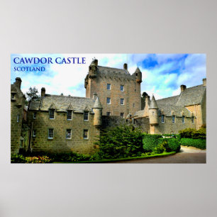 cawdor - kasteel schotland poster