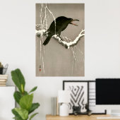 Cawing Crow Shoson Ohara 1930 Poster (Thuiskantoor)