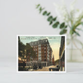 Cawthon Hotel, Mobile AL 1910s Vintage Briefkaart (Staand voorkant)