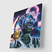 CAYC-tijdwandklok Vierkante Klok (Hoek)