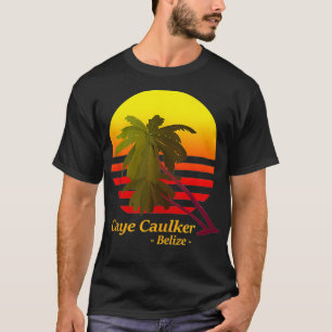 CAYE CAULKER, BELIZE BEACH SUNSET SMALL ISLAND VAC T-SHIRT