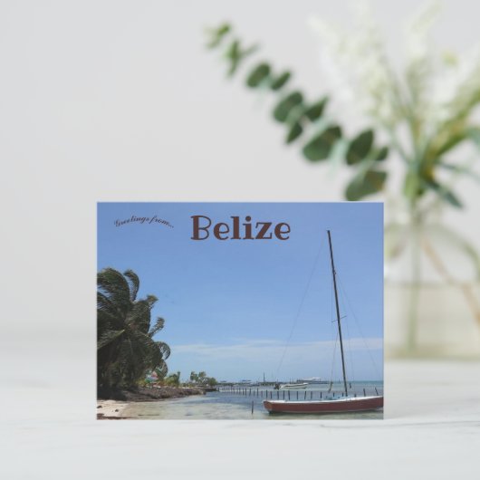 Caye Caulker Belize Briefkaart (Staand voorkant)