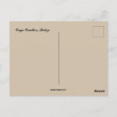 Caye Caulker Belize Briefkaart (Achterkant)