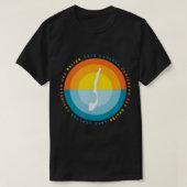 Caye Caulker Belize Graphic Sunset T Shirt (Design voorkant)
