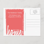 Cayenn & White Home Key Lock New Home Aankondiging (Achterkant)