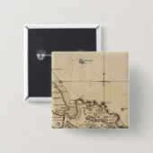 Cayenne 2 vierkante button 5,1 cm (Voorkant /achterkant)