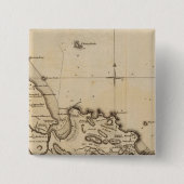 Cayenne 2 vierkante button 5,1 cm (Voorkant)