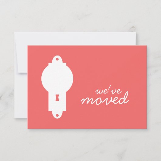 Cayenne door Knob Housewarming Party Invite Kaart (Voorkant)