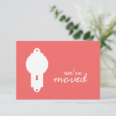 Cayenne door Knob Housewarming Party Invite Kaart (Staand voorkant)