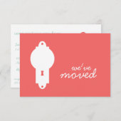 Cayenne door Knob Housewarming Party Invite Kaart (Voorkant / Achterkant)