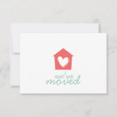 Cayenne Heart House Housewarming Party Invite Aankondiging (Voorkant)