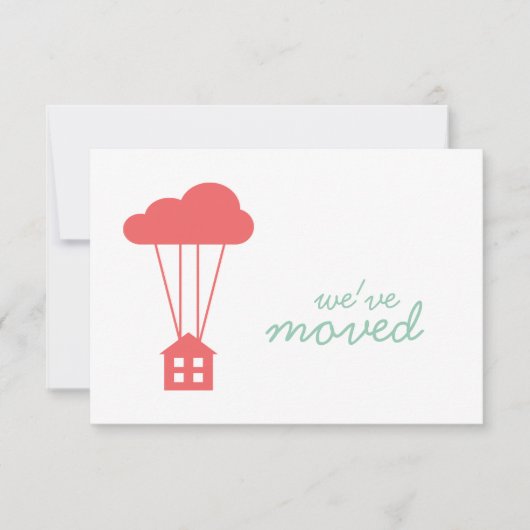 Cayenne House & Cloud Housewarming Uitnodigen Kaart (Voorkant)