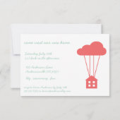 Cayenne House & Cloud Housewarming Uitnodigen Kaart (Achterkant)