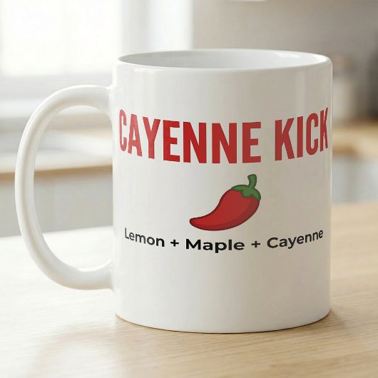 Cayenne Kick Citroen Esdoorn Recept Koffiemok