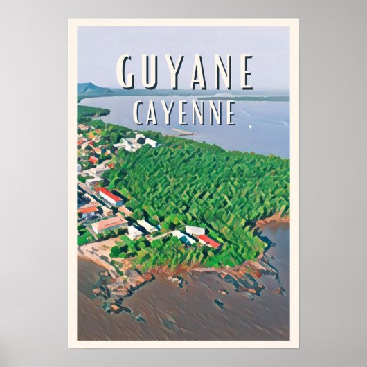 Cayenne Photo Vintage Poster (Voorkant)