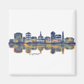Cayenne Skyline Magneet (Voorkant)