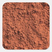 Cayennepeper Vierkante Sticker (Voorkant)