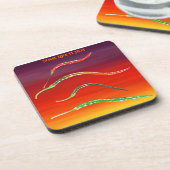 cayennepepers bier onderzetter (Linkerzijde)