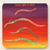 cayennepepers bier onderzetter (Voorkant)