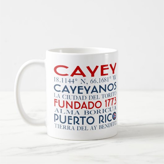 Cayey, Puerto Rico Koffiemok (Links)