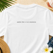 Caymaanse dialect humor Awleh Kipitans T-shirt