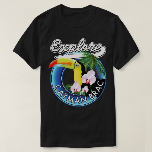Cayman Brac Travel T-shirt (Design voorkant)