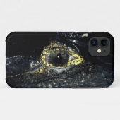 Cayman Crocodile Eye Reptile iPhone 5 Hoesje (Achterkant (horizontaal))
