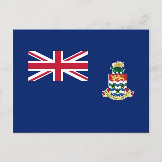 Cayman-eilanden Vlag Briefkaart (Voorkant)