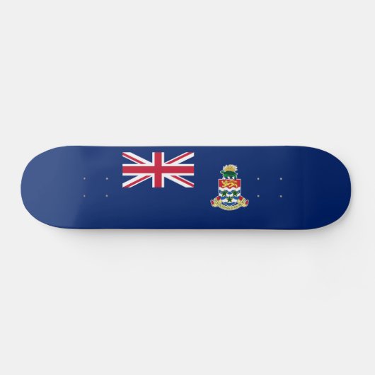 Cayman Eilanden Vlag Skateboard (Horizontaal)