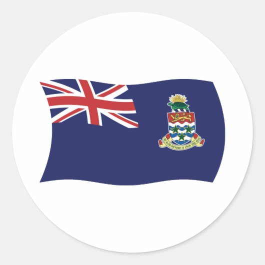 Cayman Eilanden Vlag Sticker (Voorkant)