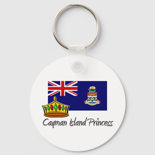 Cayman Islander Princess Sleutelhanger (Voorkant)