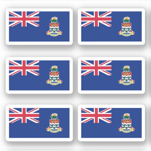 Cayman Islander vlag Sticker (Voorkant)