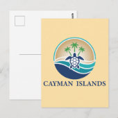 Cayman Islands Caribbean Briefkaart (Voorkant / Achterkant)
